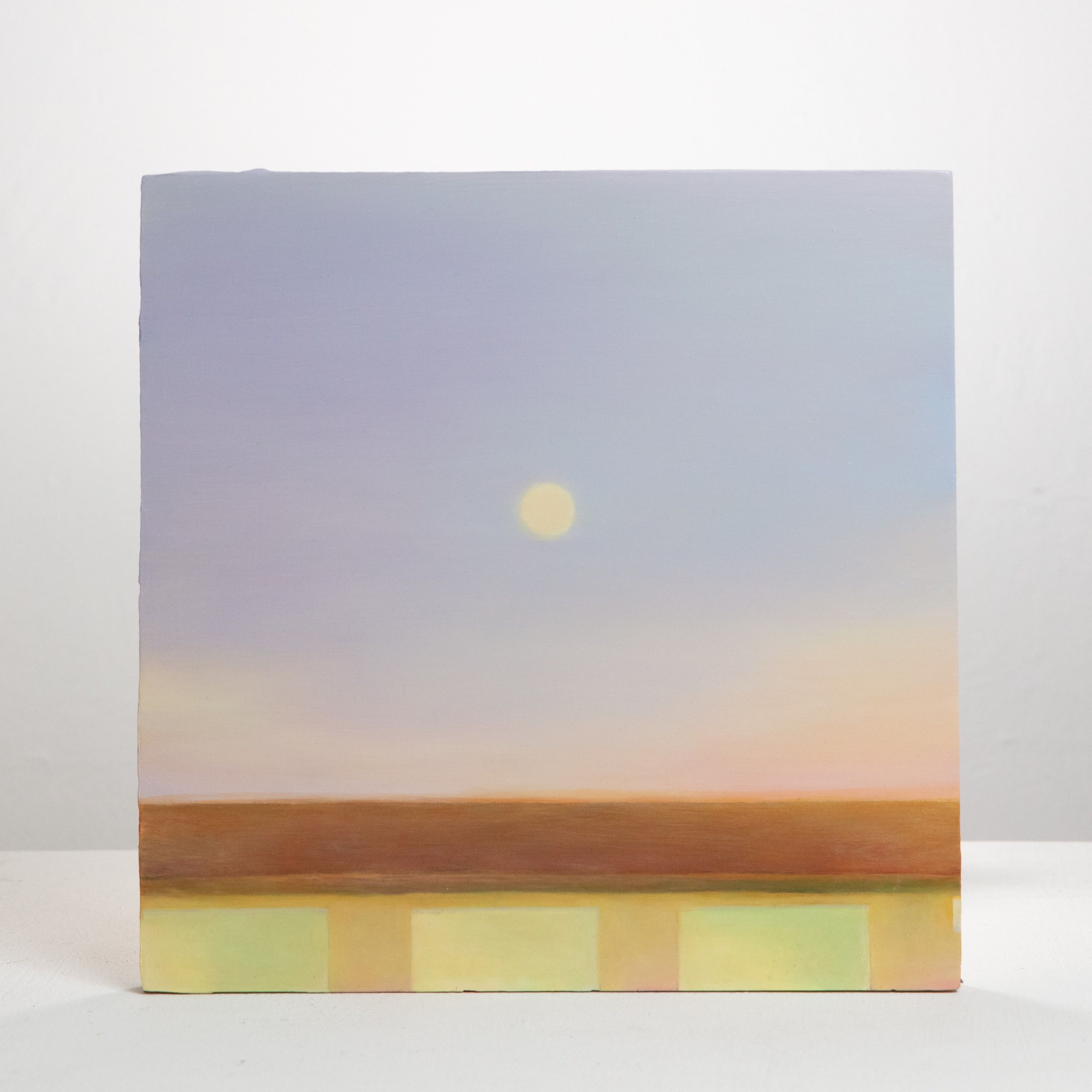 5–6pm 14, Oil on board, 2020
