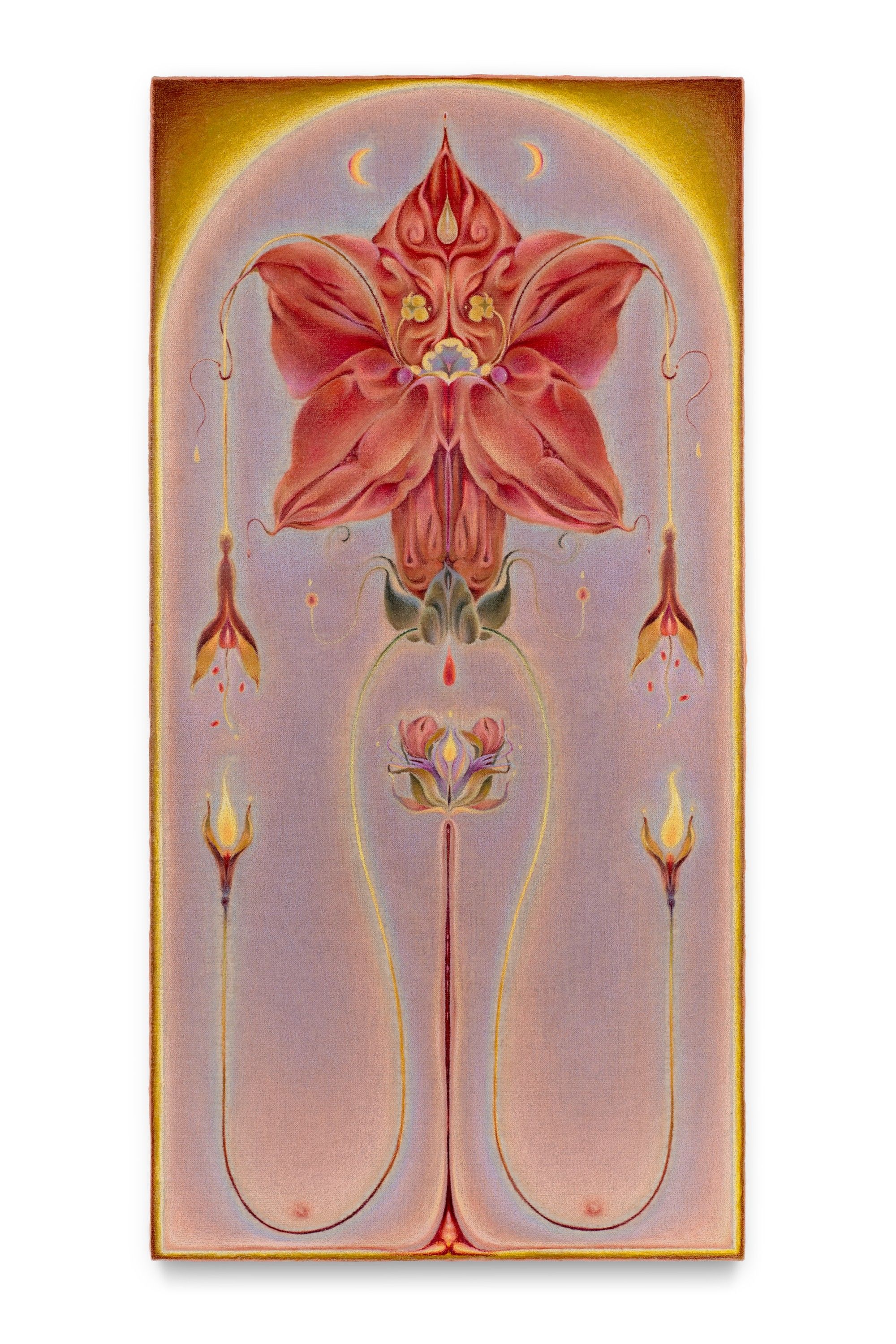 Altar IV, Oil and color pencil on linen over panel, 2025