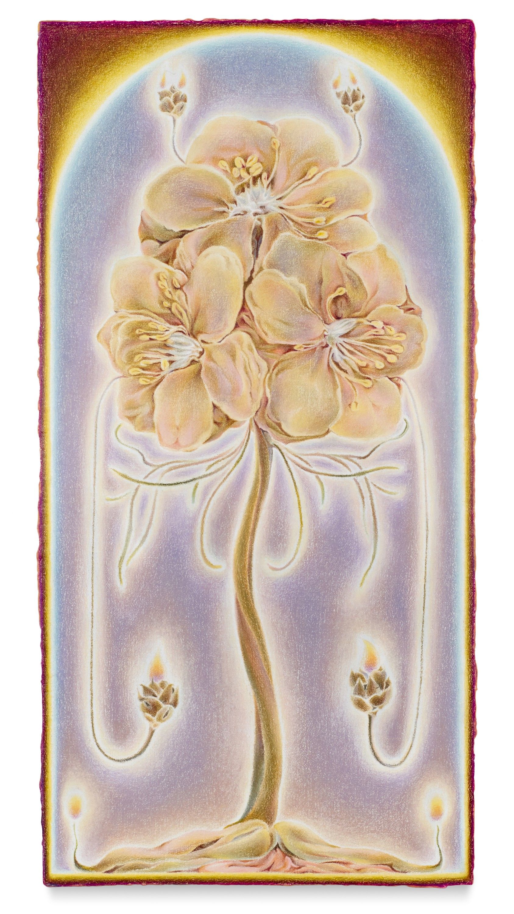Honey Drudger II, Oil and color pencil on linen over panel, 2025