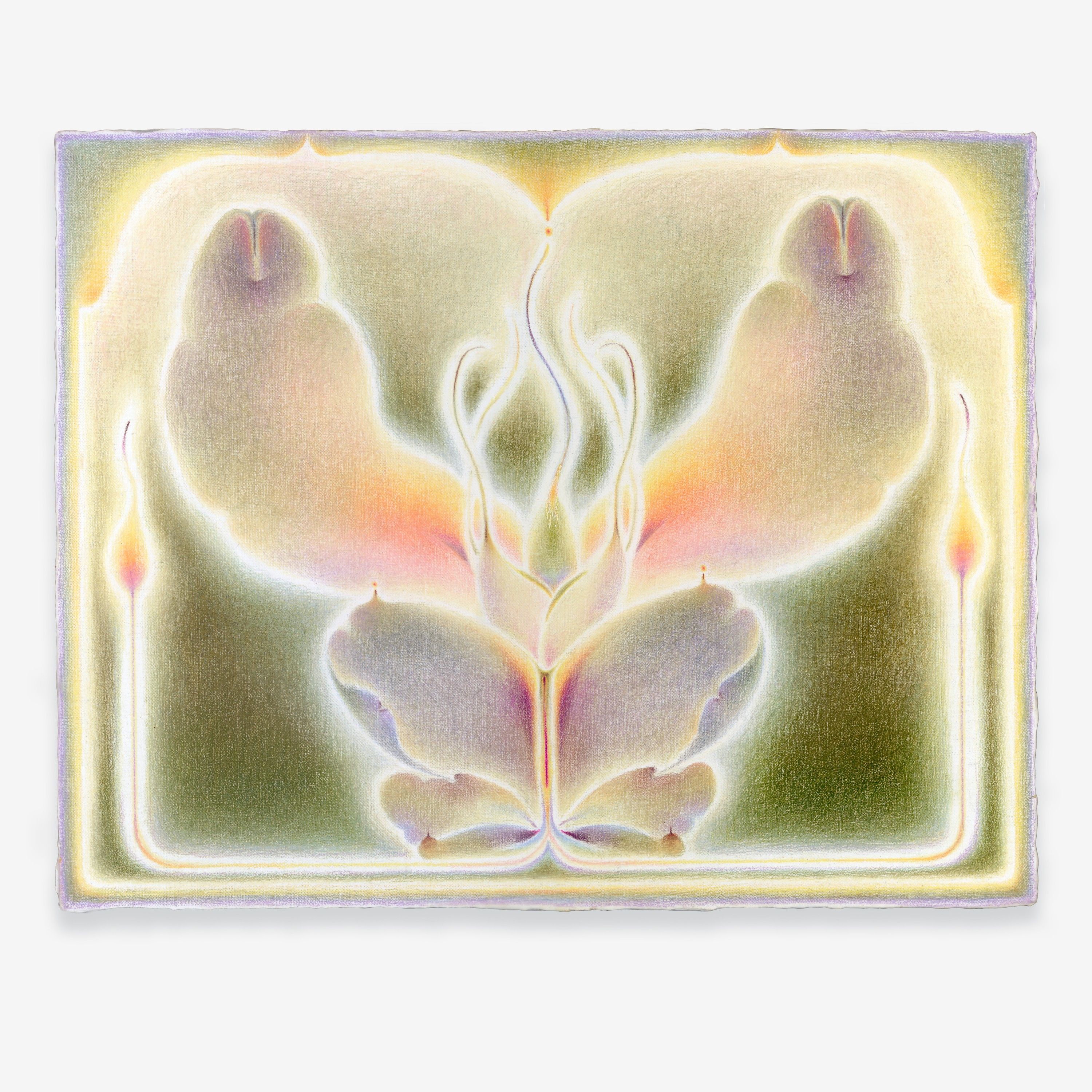 Spirit, Color pencil on linen over panel, 2025