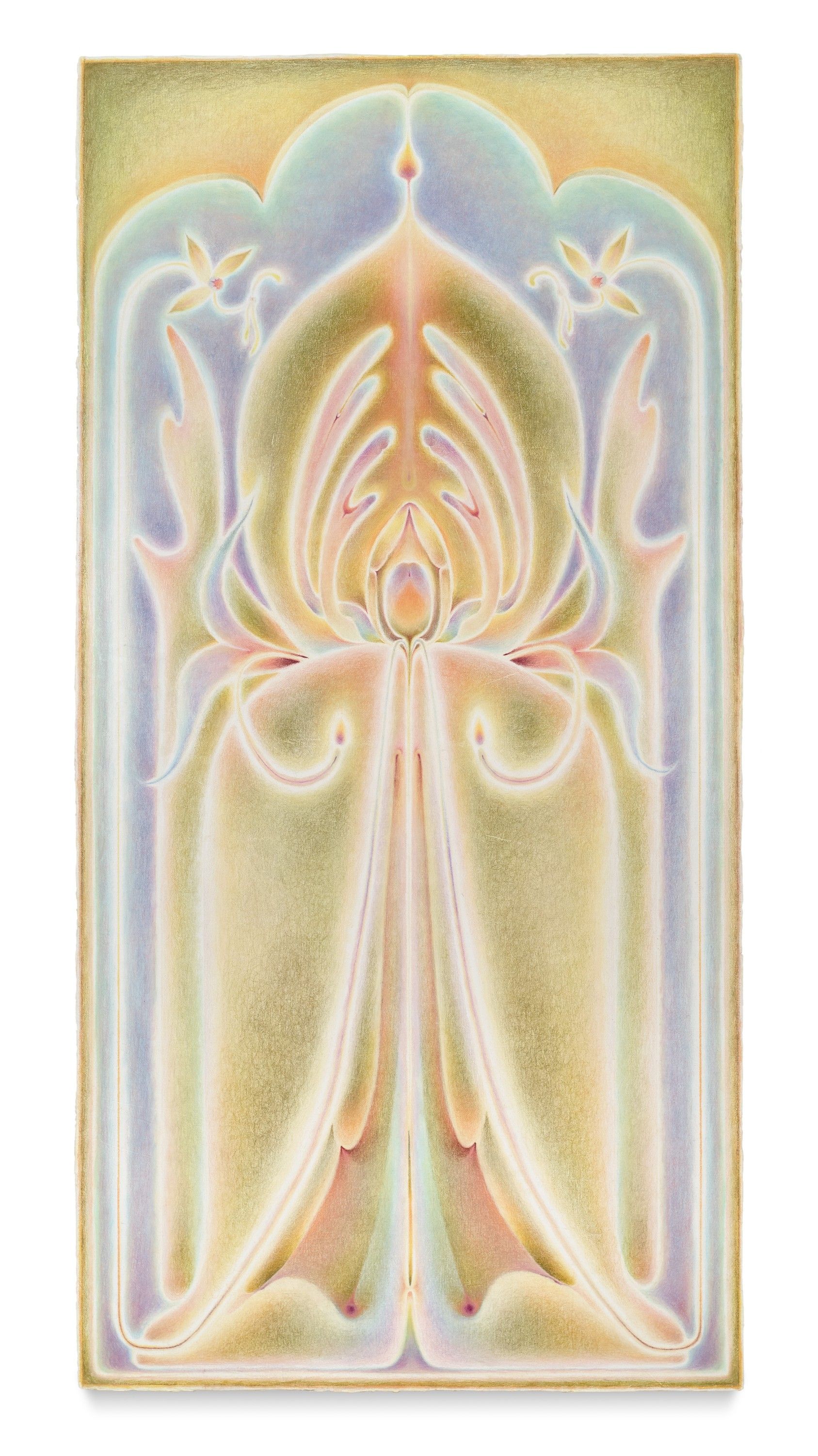Torso II, Oil and color pencil on canvas, 2025